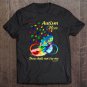 Tadostore Autism Mom Thou Shalt Not Try Me Colorful Feather Autism Awareness Tee Shirt