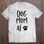 Tadostore Dog Mom Af Shirt Dog Lover Gift Paw Prints On My Heart Tee Shirt