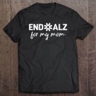 Tadostore Alzheimer's Awareness Products Purple Endalz End Alz Mom Tee Shirt