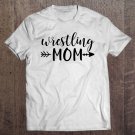 Tadostore Wrestling Mom & Arrow In Black Text Wrestler Tee Shirt