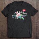 Tadostore Best Nana Mother's Day Hummingbird Flower Mom Heart Tee Shirt