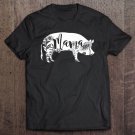 Tadostore Mama Pig Piggy Floral Flower Cute Gift Premium Tee Shirt