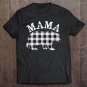 Tadostore White Plaid Mama Bear Buffalo Matching Family Pajama Tee Shirt