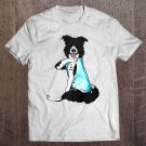 Tadostore Border Collie Tattoos I Love Mom Sitting Gift Mother's Day Premium Tee Shirt