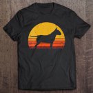 Tadostore Womens Retro Bull Terrier Shirt Dog Mom Dad Vintage Bull Terrier V-Neck Tee Shirt