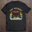 Tadostore Cat Mommy Women Vintage Retro Black Cats Mom Mothers Day Tee Shirt