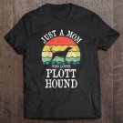 Tadostore Womens Just A Mom Who Loves Plott Hound Dog Lover Mom Gift Tee Shirt