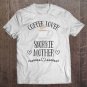Tadostore Snorkie Mom Dog & Coffee Lovers Gift Funny Slogan Pun Gift Tee Shirt