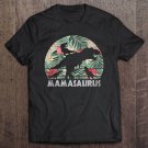 Tadostore Mamasaurus Mothers Day - Floral Dinosaur 3 Kids Mother Gift Tee Shirt