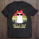 Tadostore Funny She's A Bad Momma Llama Mama Gift Tee Shirt