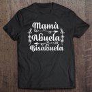 Tadostore Womens Mama Abuela Bisabuela Spanish Mother's Day Tee Shirt