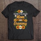 Tadostore Blessed To Be Called Mom And Grammy Cute Sunflower Gift Tee Shirt