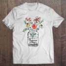 Tadostore Womens Happiness Is Being Grandma Life - Flower Art-Grandma Tee Tee Shirt