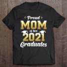 Tadostore Proud Mom Of Two 2021 Graduates Shirt Senior 21 Twins Tee Shirt