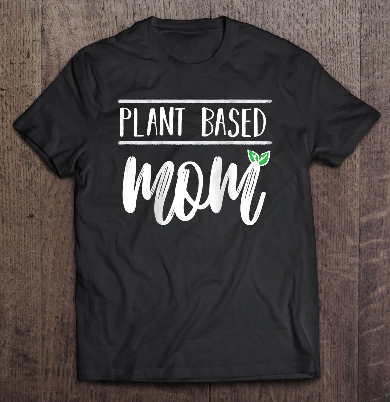 Tadostore Womens Funny Plant Based Vegan For Veganism Vegetarian Mom Design Raglan Baseball Tee Tee