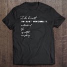 Tadostore Mom Shirt Im Just Winging It Mothers Day Tee Shirt