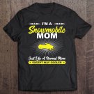 Tadostore Funny Snowmobile Mom Snowmobile Rider Tee Shirt
