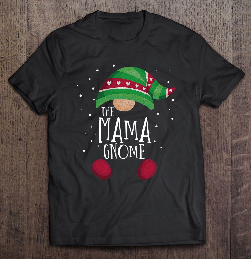 Tadostore Mama Gnome Matching Christmas Pjs Family Pajamas Tee Shirt