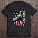 Tadostore Army Mom US Army American Flag Tee Shirt