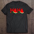 Tadostore Funny Mama Watermelon Pattern Melon Slice Mom Summer Fruits Tee Shirt