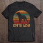 Tadostore Retro Rottweiler Mom Gift Rott Dog Mother Pet Rottie Mama Tee Shirt