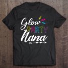 Tadostore Color Vintage Retro Party Nana Happy Mother Day Love Shirt Tee Shirt