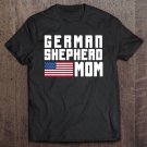 Tadostore German Shepherd Mom American Flag Tee Shirt