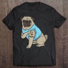 Tadostore Womens Pug I Love Mom Cute Animal Pet Dog Lover Owner Women Gift Tee Shirt