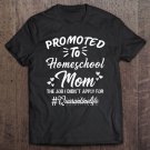 Tadostore Womens Promoted To Homeschool Mom 2020 V-Neck Tee Shirt
