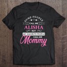 Tadostore Alisha Name Gift Personalized Mommy Tee Shirt