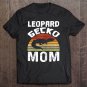 Tadostore Womens Leopard Gecko Mom Mother Pet Lizard Lover Reptile Tee Shirt