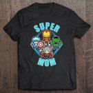 Tadostore Marvel Mother's Day Kawaii Team Super Mom Graphic Tee Shirt