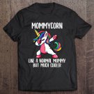 Tadostore Womens Unicorn Mommy Girl Birthday Party Apparel, Mommycorn Cute Tee Shirt