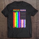 Tadostore Lgbt Gay Pride Shirts Proud Mama Lesbian Trans American Flag Tee Shirt