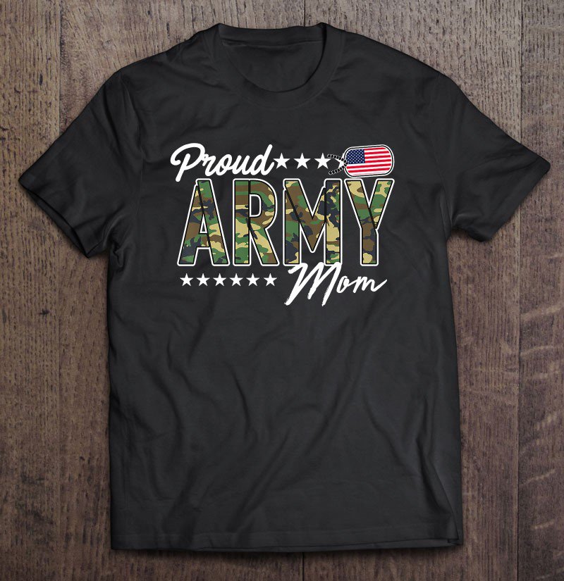 Tadostore Ocp Proud Army Mom For Mothers Of Soldiers And Veterans Premium Tee Shirt