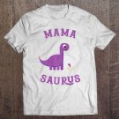 Tadostore Mamasaurus Womens Cartoon Dinosaur Gif For Mother Tee Shirt