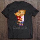 Tadostore Daniel And Mom Tiger (Dark Shirt) Tee Shirt