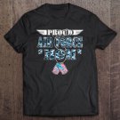 Tadostore Proud Air Force Mom - Us Flag Dog Tags Wings Military Mother Tee Shirt