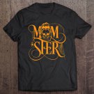 Tadostore Momster Shirt Halloween Shirt For Women Messy Bun Skull Mom Tee Shirt