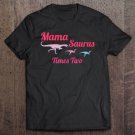 Tadostore Mama Saurus Times Two Cute Dino Chasing Kids ! Tee Shirt