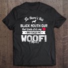 Tadostore Womens Black Mouth Cur Mom - Dog Owner Gift Humor Tee Shirt