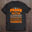 Tadostore Leukemia Cancer Awareness Survivor Orange Ribbon Mom Tee Shirt