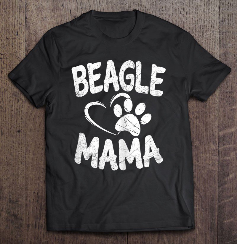 Tadostore Womens Beagle Mama Outfits Lover Mom Tee Dog Owner Gifts Tee Shirt