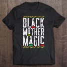 Tadostore Womens Black Mother Magic African American Mothers Day Gift Tee Shirt