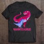 Tadostore Womens Nannysaurus Cute Nanny Saurus Dinosaur Christmas Tee Shirt