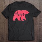 Tadostore Womens Cute Mothers Gift Grizzly Mama Bear Tee Shirt