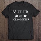 Tadostore Womens Mother Of Schnoodles Dog Owner Tee Shirt