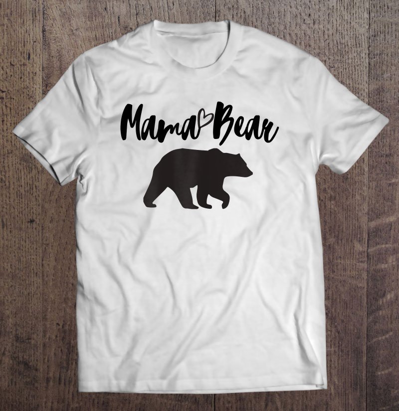 Tadostore Womens Mama Bear Tee Shirt