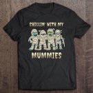 Tadostore Chillin With My Mummies Halloween Boys Kids Funny Tee Shirt