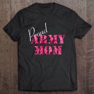 Tadostore Proud Army Mom Pink Digital Camo Tee Shirt